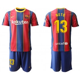 Camisolas de Futebol FC Barcelona Norberto Neto 13 Criança Equipamento Principal 2020/21 Manga Curta